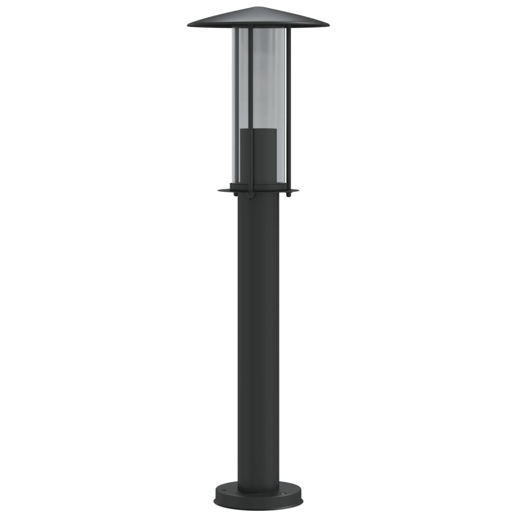 Lampada da Terra per Esterni Nera 60 cm in Acciaio Inox - homemem39