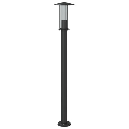 Lampade da Terra per Esterni 3 pz Nere 100 cm in Acciaio Inox - homemem39