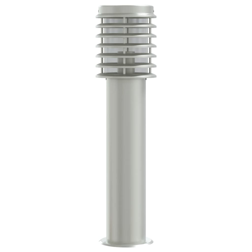 Lampade da Terra per Esterni 3 pz Nere 60 cm in Acciaio Inox | homemem39