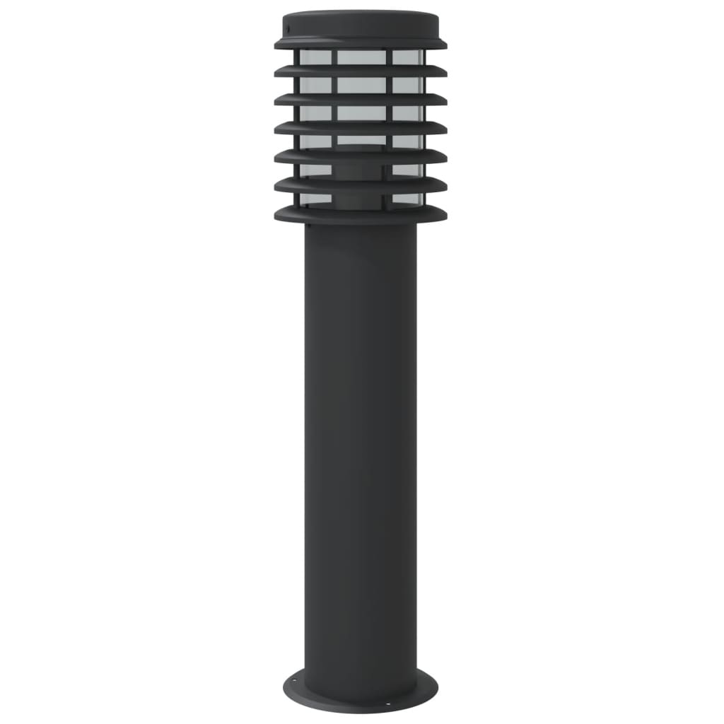 Lampade da Terra per Esterni 3 pz Nere 60 cm in Acciaio Inox - homemem39