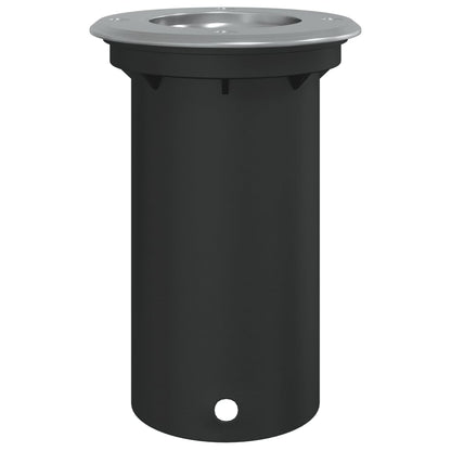 Luce per Esterni Rotonda Nera 10,5x10,5cm Alluminio Pressofuso - homemem39