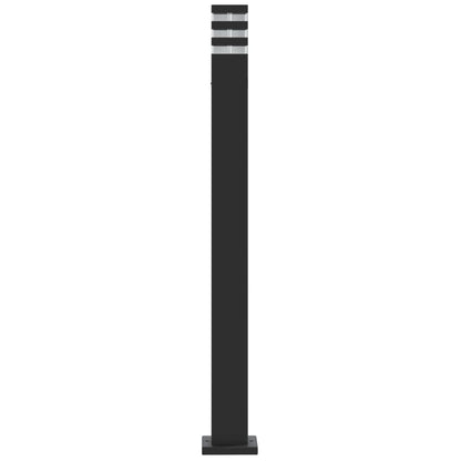 Lampada da Terra per Esterni Nera 110 cm in Alluminio - homemem39