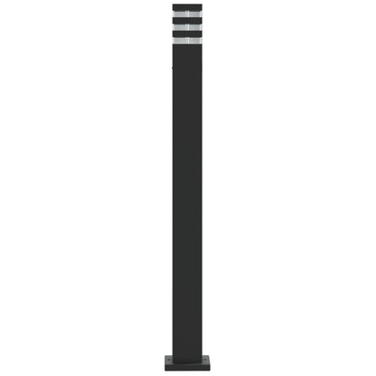 Lampade da Terra per Esterni 3pz Nere 110 cm in Alluminio - homemem39
