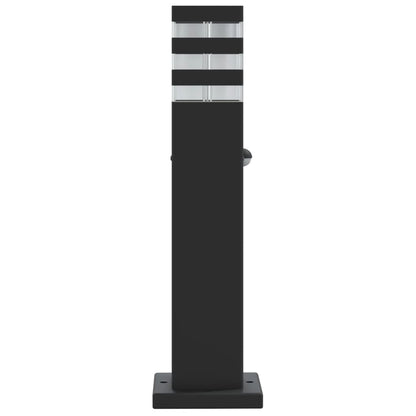 Lampade Terra per Esterni con Sensori 3pz Nere 50cm Alluminio | homemem39