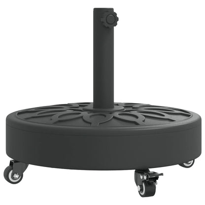 Base per Ombrellone con Ruote per Pali Ø38/48 mm 27 kg Rotonda