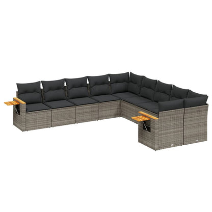 Patio Sofa Set 10-Posti Grey