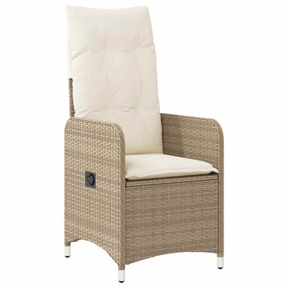 Set da Bistrò da Giardino 5 pz con Cuscini Beige in Polyrattan | homemem39