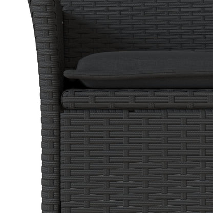 Set da Pranzo da Giardino con Cuscini 5 pz Polyrattan e Vetro | homemem39
