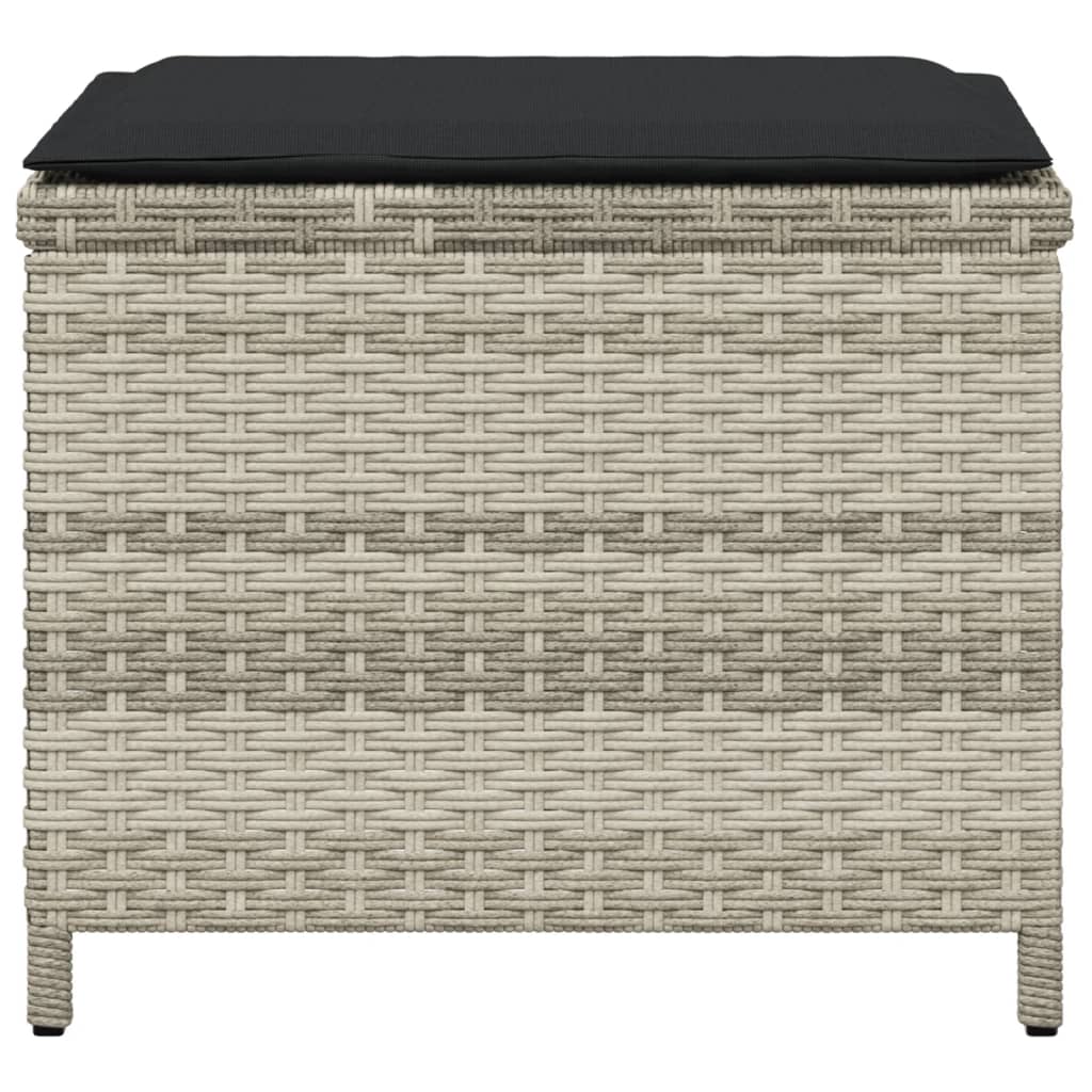 Sgabelli Giardino Cuscini 4pz Polyrattan
