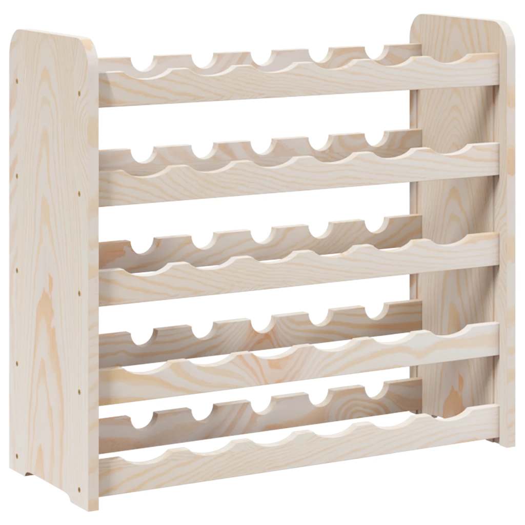 Portavini 67,5x25x60 cm in Legno Massello di Pino | homemem39