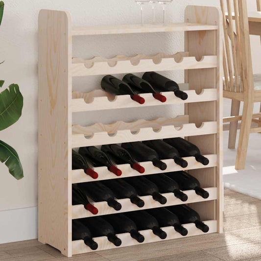 Portavini Pannello Superiore Legno Massello Pino