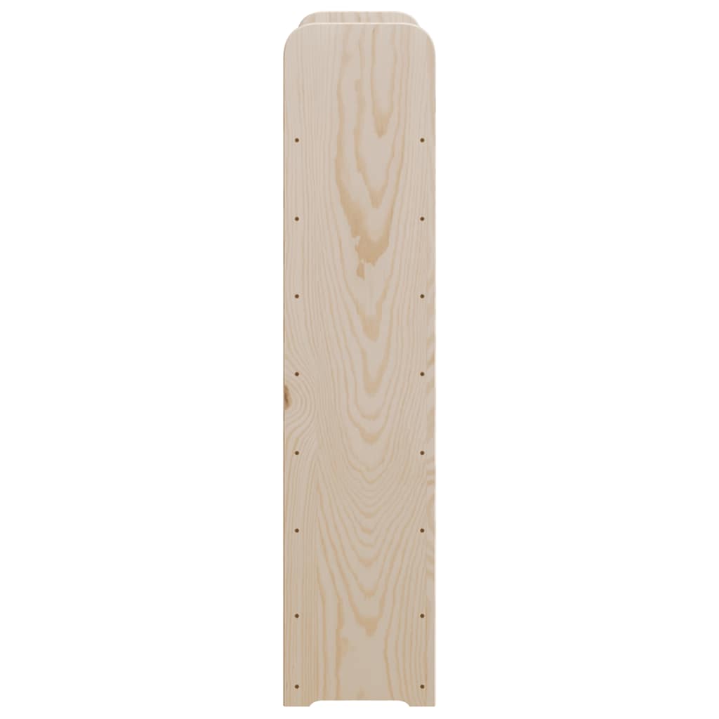 Portavini con Pannello Superiore 72,5x25x111,5 cm Massello Pino
