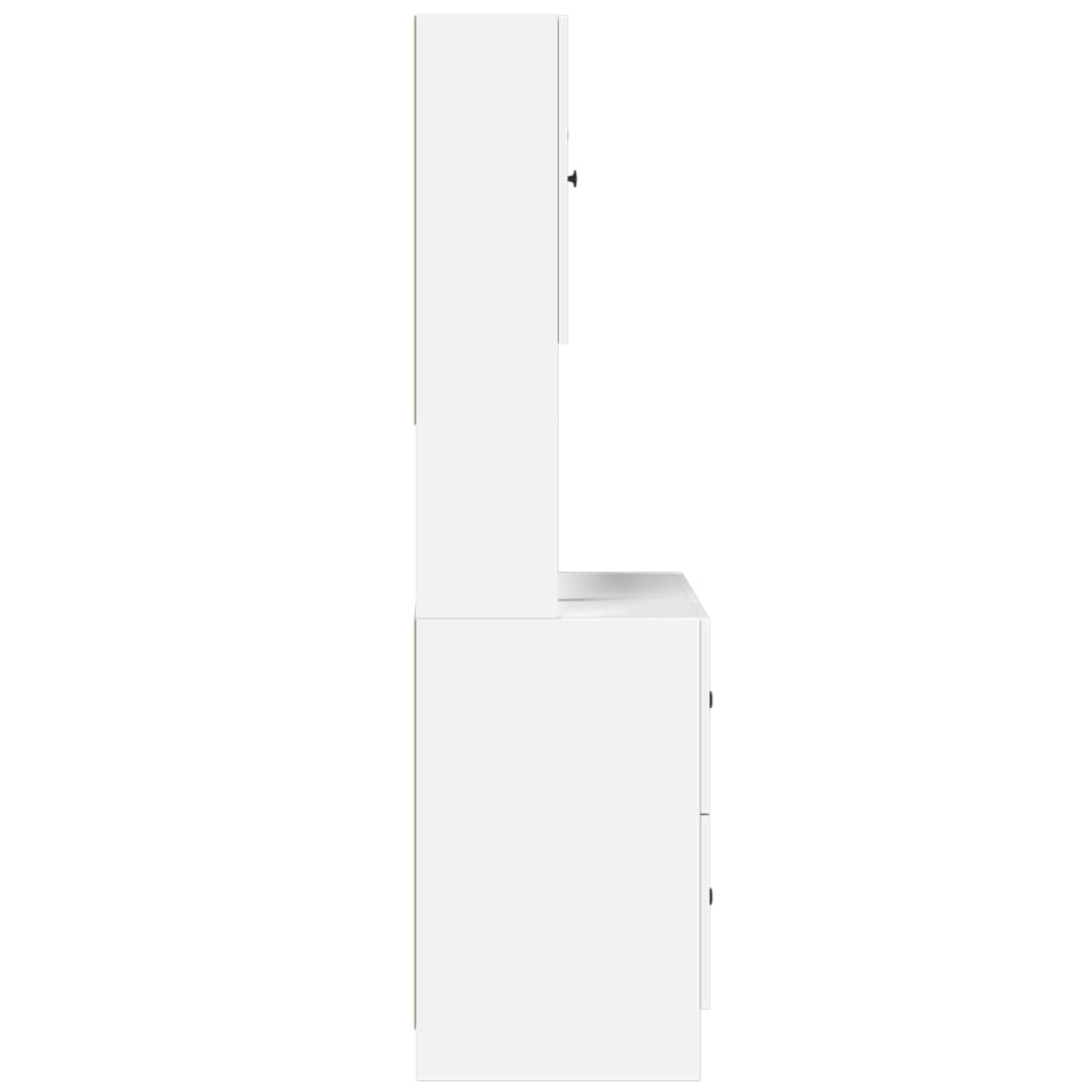 Mobile da Cucina Bianco 95x50x180 cm Legno Multistrato | homemem39