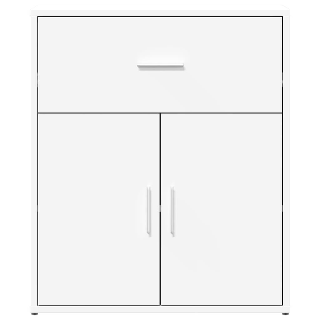 Credenze 2 pz Bianche 60x31x70 cm in Legno Multistrato - homemem39