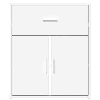 Credenze 2 pz Bianche 60x31x70 cm in Legno Multistrato - homemem39