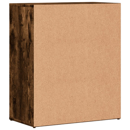 Credenze 2 pz Rovere Fumo 60x31x70 cm in Legno Multistrato | homemem39