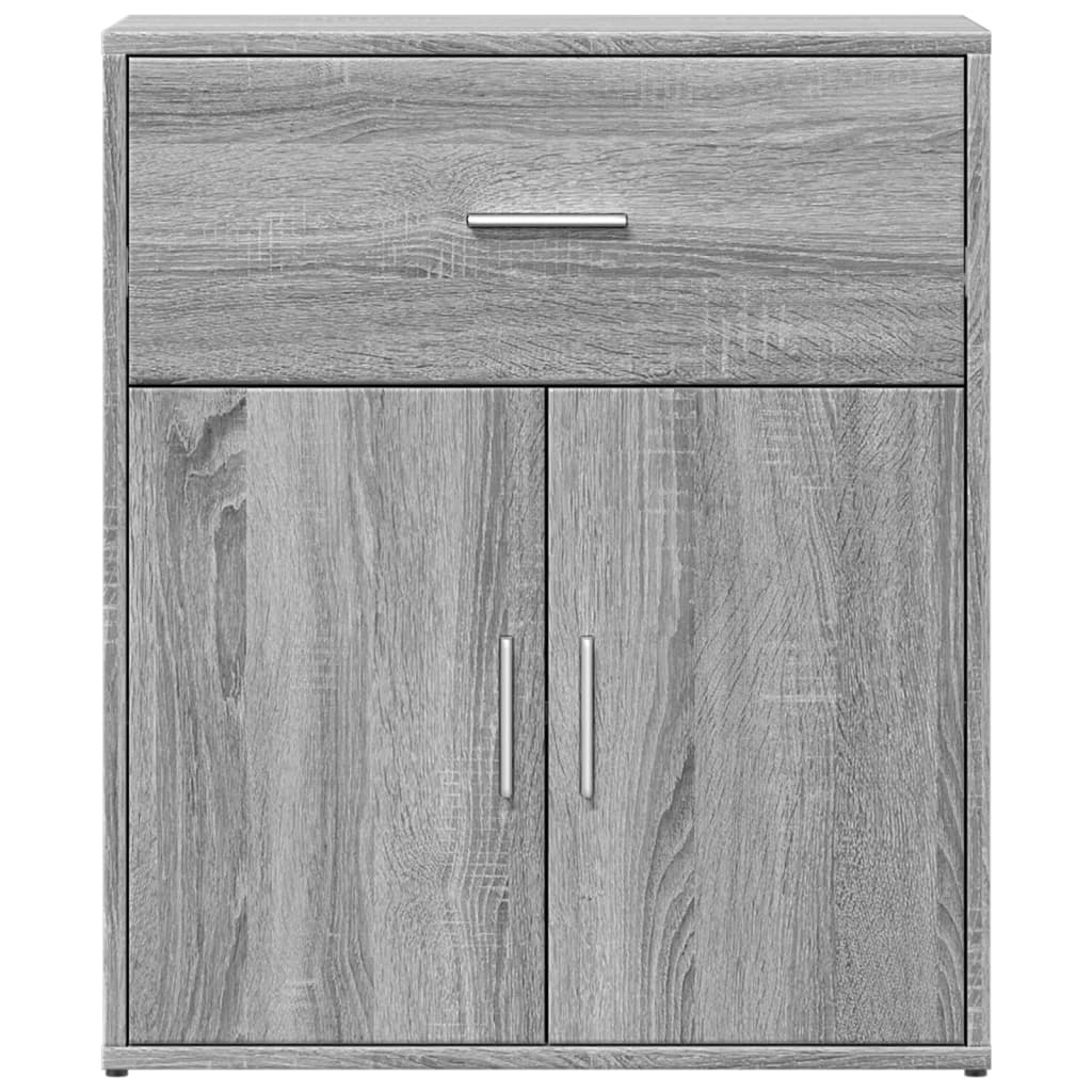 Credenze 2 pz Grigio Sonoma 60x31x70 cm in Legno Multistrato - homemem39