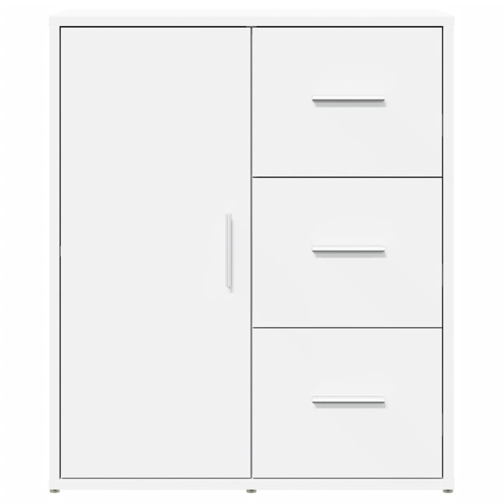 Credenze 2 pz Bianche 60x31x70 cm in Legno Multistrato - homemem39