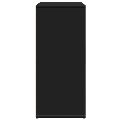 Credenze 2 pz Nere 60x31x70 cm in Legno Multistrato - homemem39
