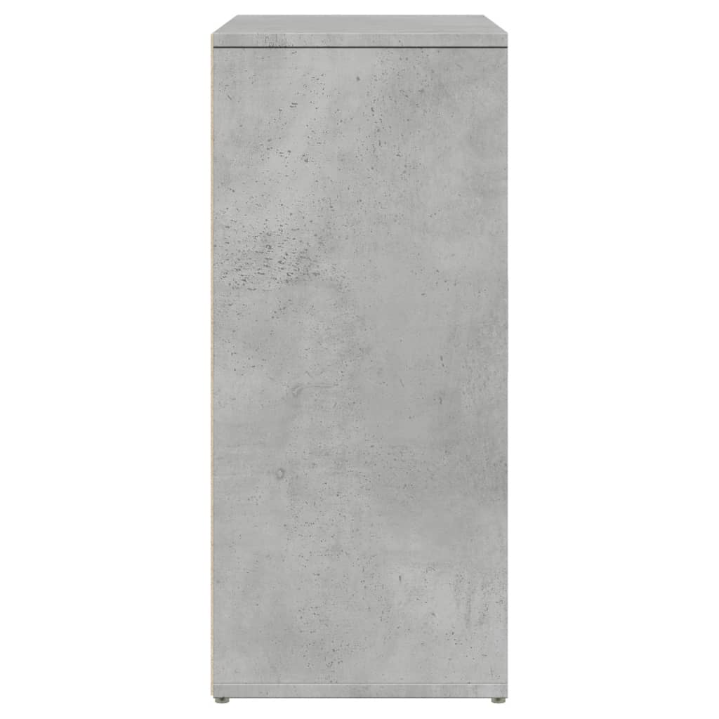 Credenze 2 pz Grigio Cemento 60x31x70 cm in Legno Multistrato | homemem39