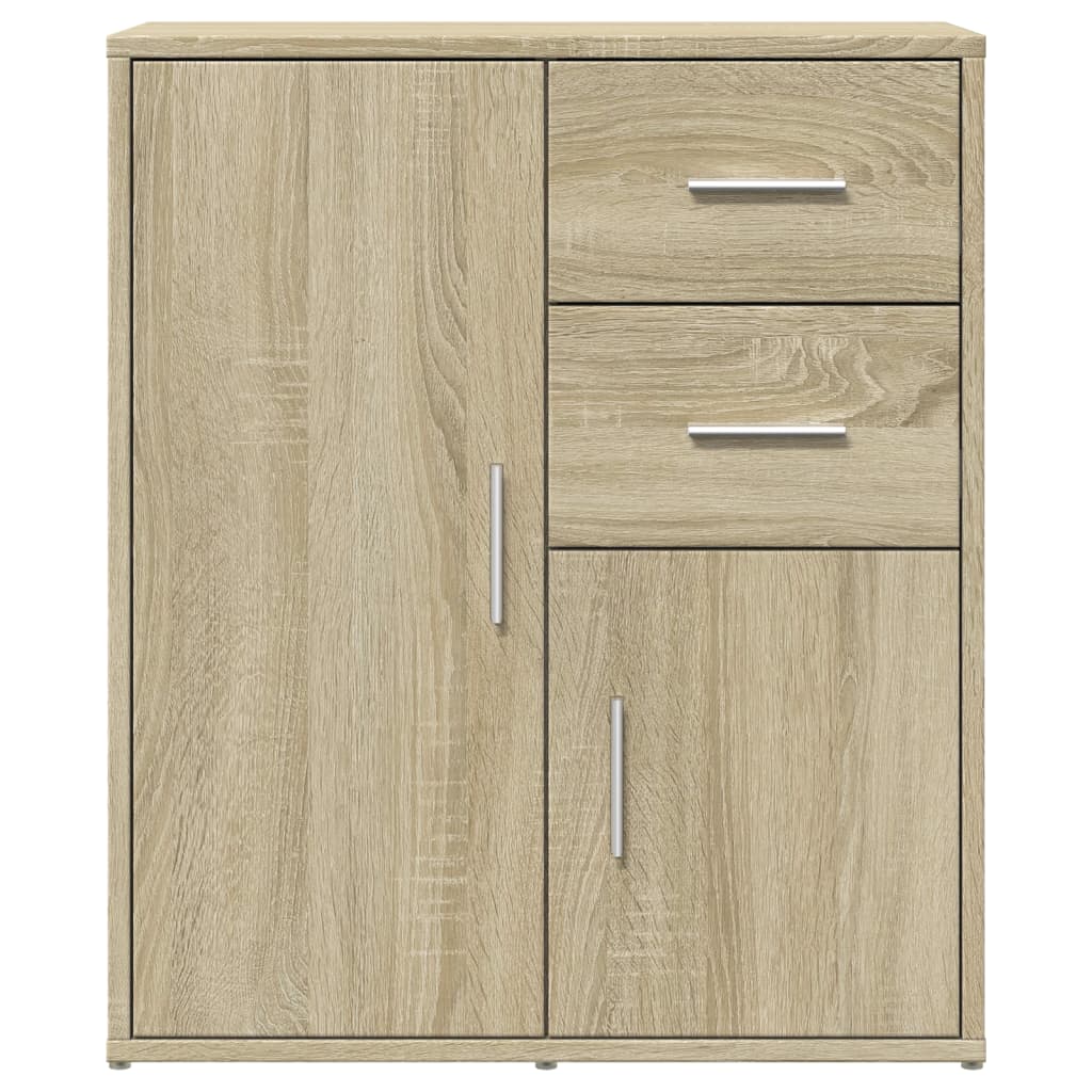 Credenze 2 pz Rovere Sonoma 60x31x70 cm in Legno Multistrato - homemem39