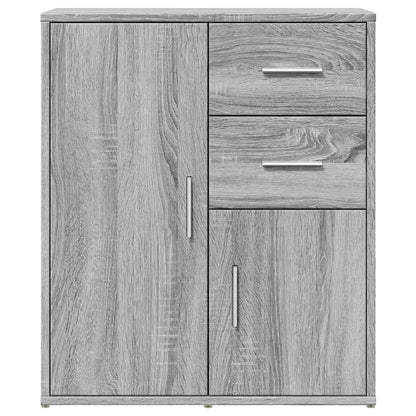 Credenze 2 pz Grigio Sonoma 60x31x70 cm in Legno Multistrato - homemem39