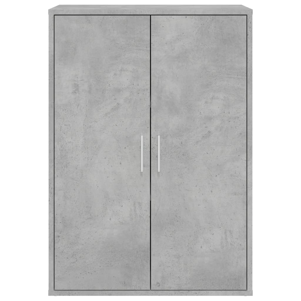 Credenze 2 pz Grigio Cemento 60x31x84 cm in Legno Multistrato - homemem39