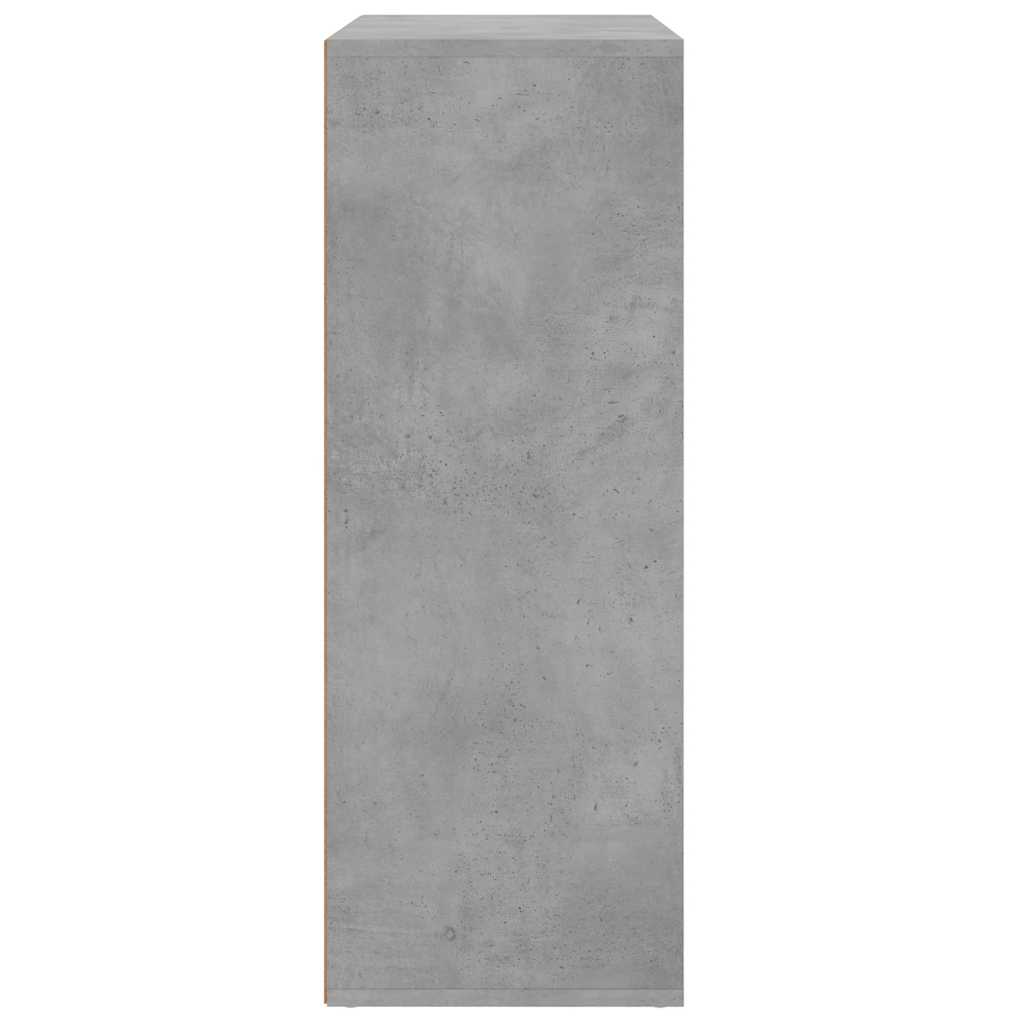 Credenze 2 pz Grigio Cemento 60x31x84 cm in Legno Multistrato | homemem39