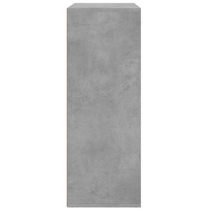 Credenze 2 pz Grigio Cemento 60x31x84 cm in Legno Multistrato | homemem39