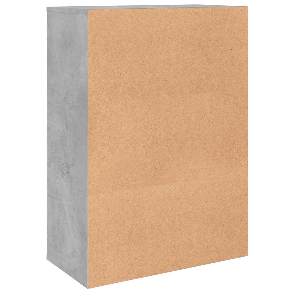 Credenze 2 pz Grigio Cemento 60x31x84 cm in Legno Multistrato | homemem39