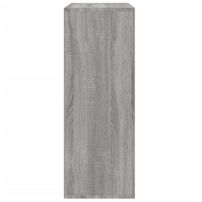 Credenze 2 pz Grigio Sonoma 60x31x84 cm in Legno Multistrato