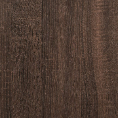 Credenze 2 pz Rovere Marrone 60x31x84 cm in Legno Multistrato