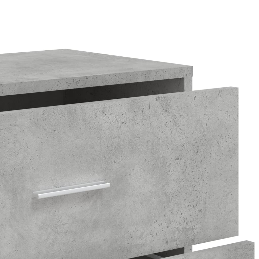 Credenze 3 pz Grigio Cemento 60x31x84 cm in Legno Multistrato | homemem39