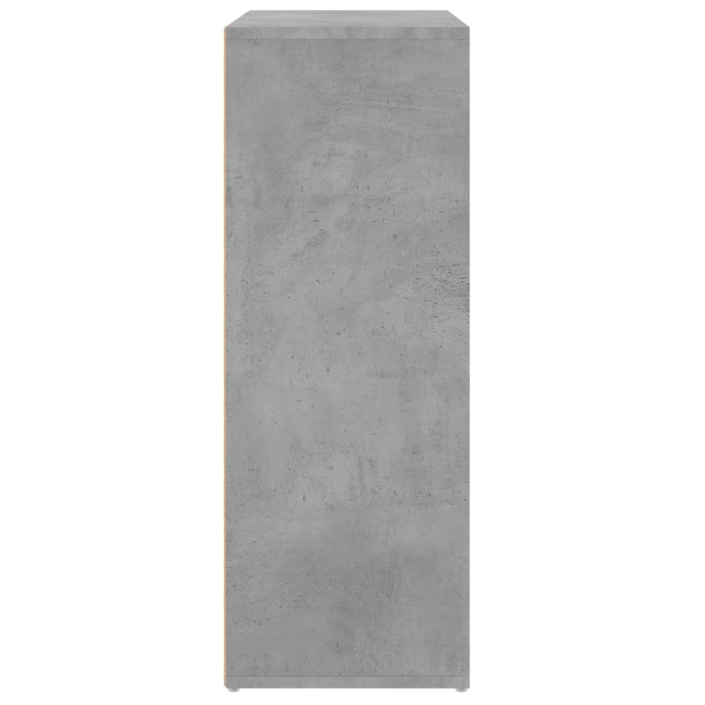 Credenze 2 pz Grigio Cemento 60x31x84 cm in Legno Multistrato - homemem39
