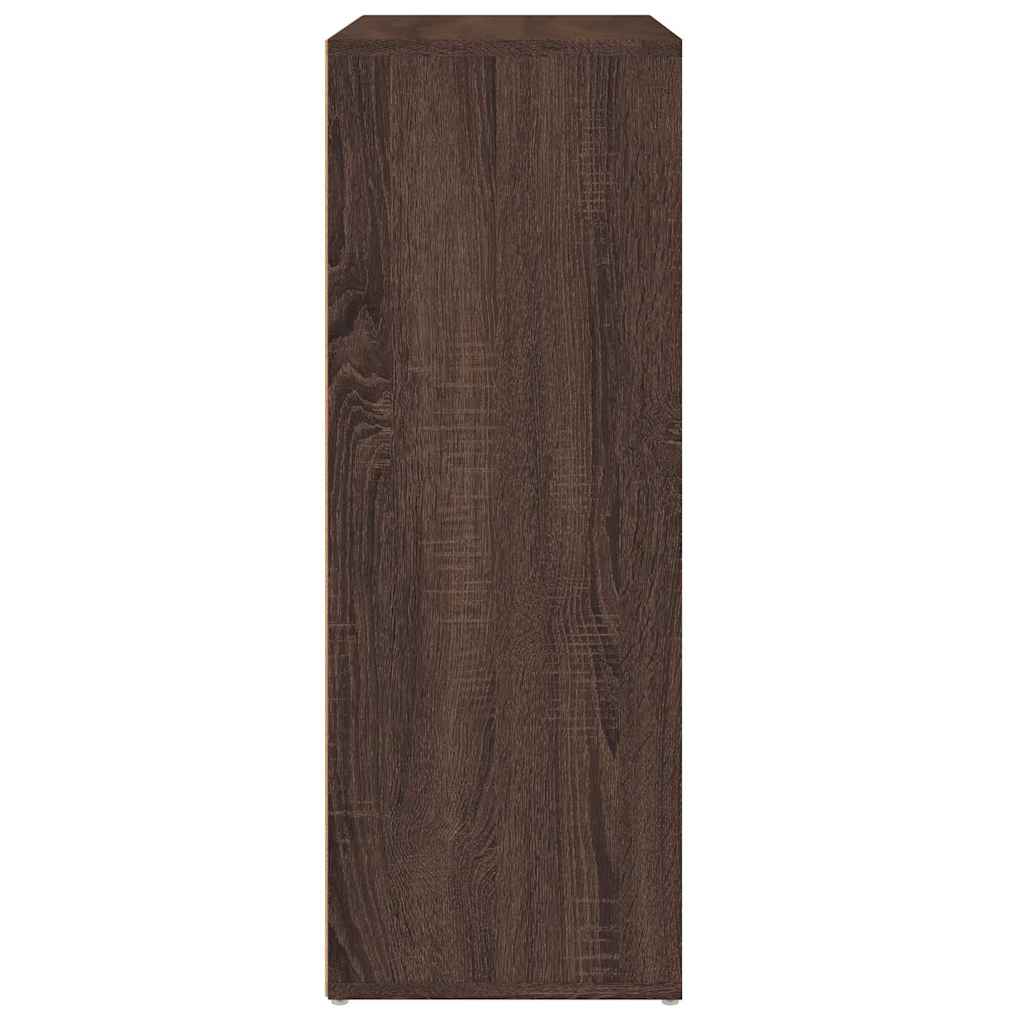 Credenze 2 pz Rovere Marrone 60x31x84 cm in Legno Multistrato - homemem39