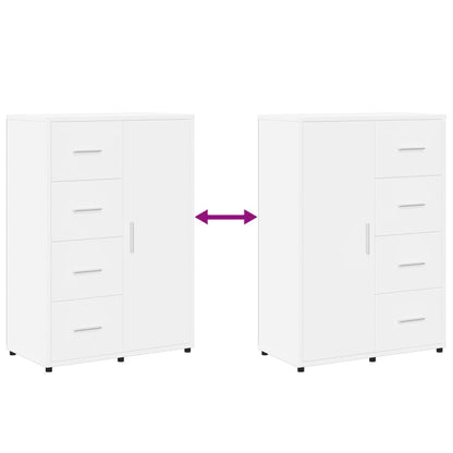Credenze 2 pz Bianche 60x31x84 cm in Legno Multistrato - homemem39
