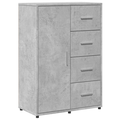 Credenze 2 pz Grigio Cemento 60x31x84 cm in Legno Multistrato - homemem39