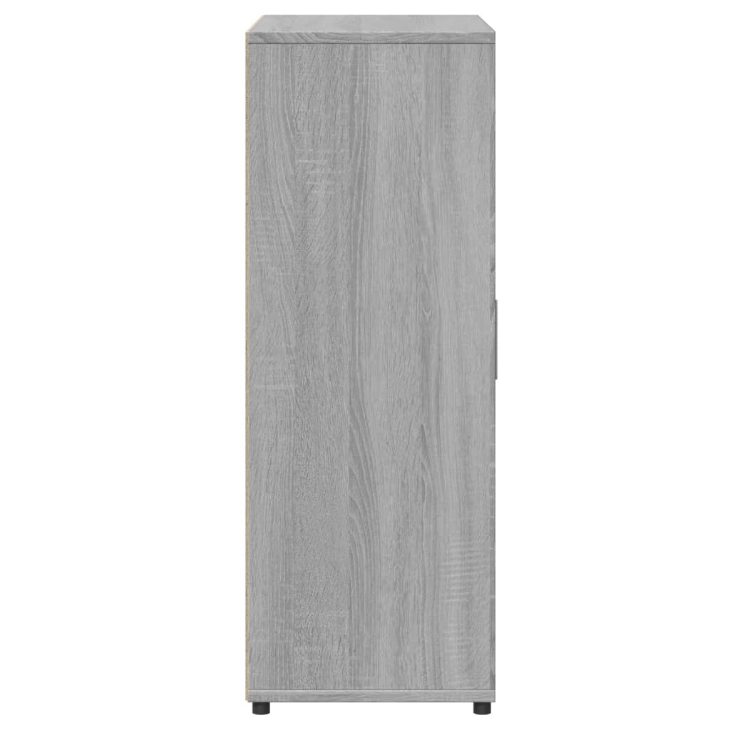 Credenze 2 pz Grigio Sonoma 60x31x84 cm in Legno Multistrato