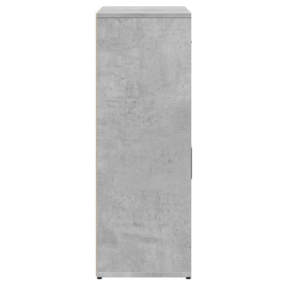 Credenze 2 pz Grigio Cemento 60x30x84 cm in Legno Multistrato - homemem39