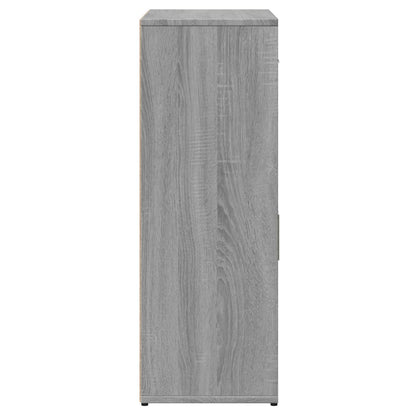 Credenze 2 pz Grigio Sonoma 60x30x84 cm in Legno Multistrato - homemem39