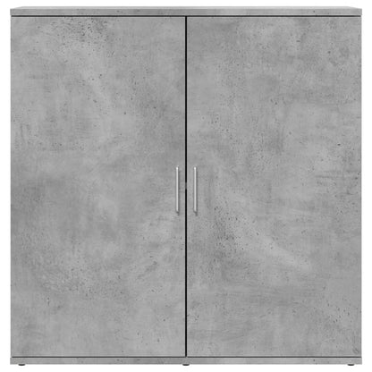 Credenze 2 pz Grigio Cemento 79x38x80 cm in Legno Multistrato - homemem39