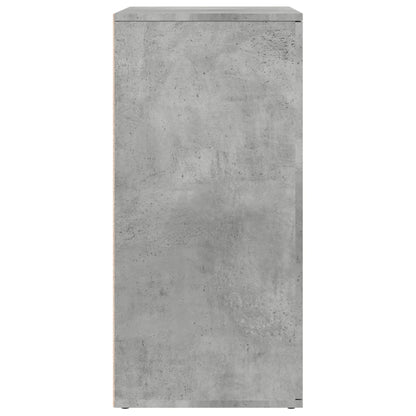 Credenze 2 pz Grigio Cemento 79x38x80 cm in Legno Multistrato - homemem39