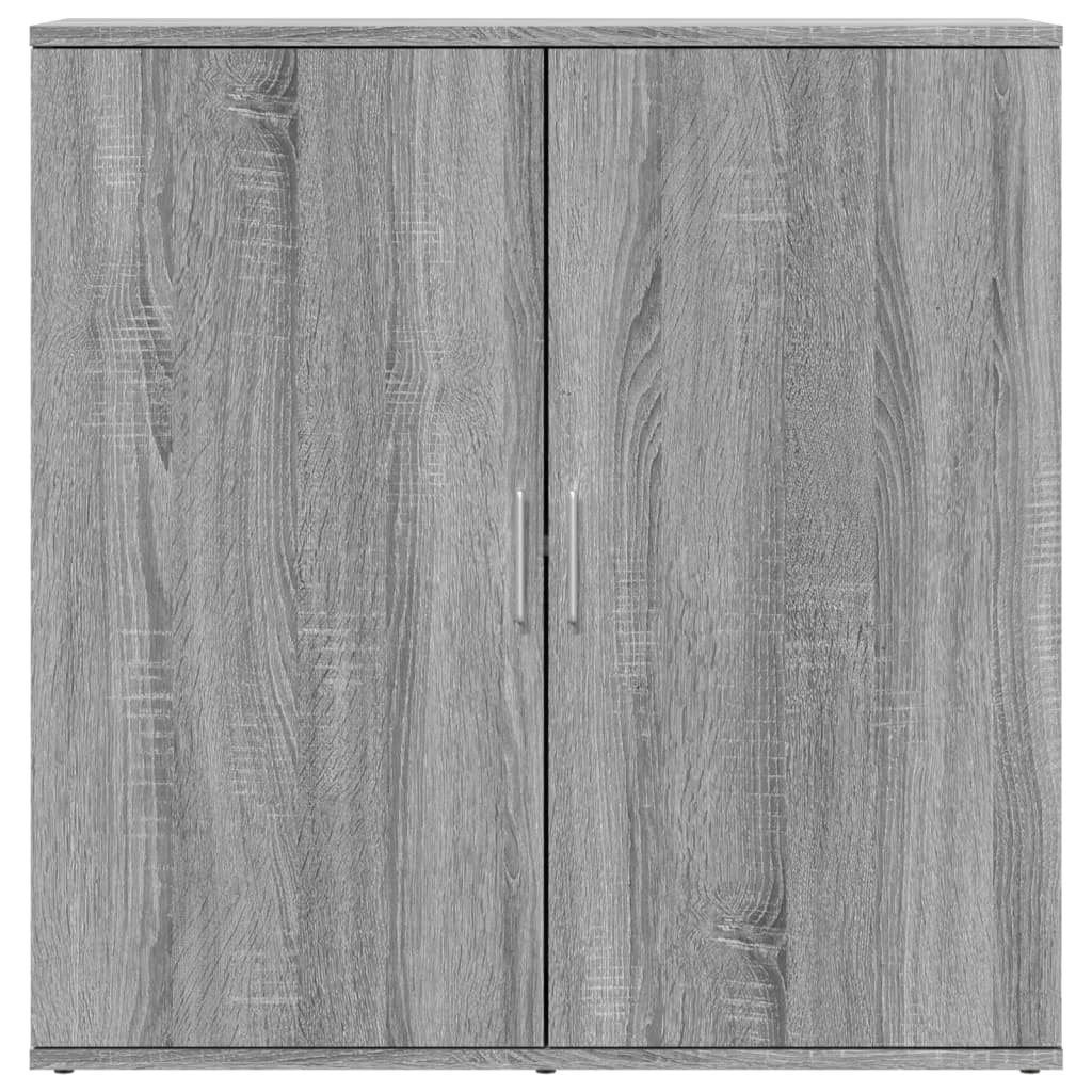 Credenze 2 pz Grigio Sonoma 79x38x80 cm in Legno Multistrato - homemem39