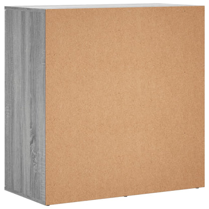 Credenze 2 pz Grigio Sonoma 79x38x80 cm in Legno Multistrato - homemem39