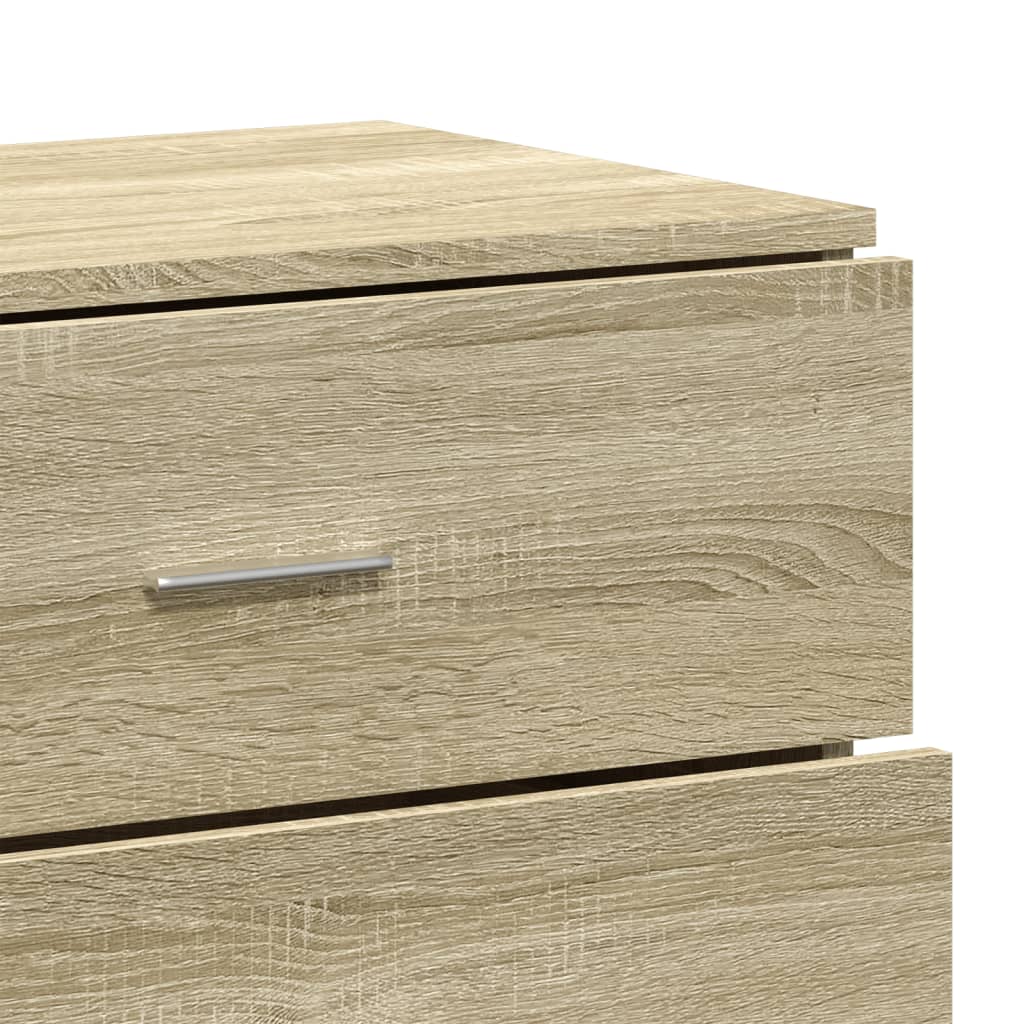 Credenze 3 pz Rovere Sonoma in Legno Multistrato - homemem39