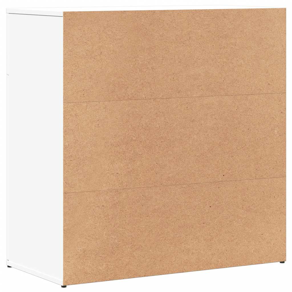 Credenze 2 pz Bianche 79x38x80 cm in Legno Multistrato | homemem39