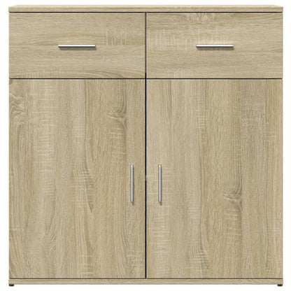 Credenze 2 pz Rovere Sonoma 79x38x80 cm in Legno Multistrato - homemem39