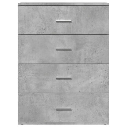 Credenze 2 pz Grigio Cemento 60x39x80 cm in Legno Multistrato - homemem39