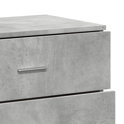 Credenze 2 pz Grigio Cemento 60x39x80 cm in Legno Multistrato | homemem39