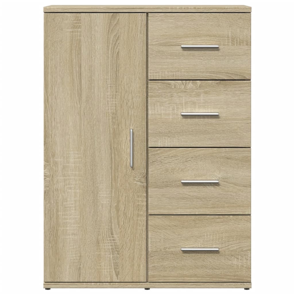 Credenze 2 pz Rovere Sonoma 59x39x80 cm in Legno Multistrato - homemem39
